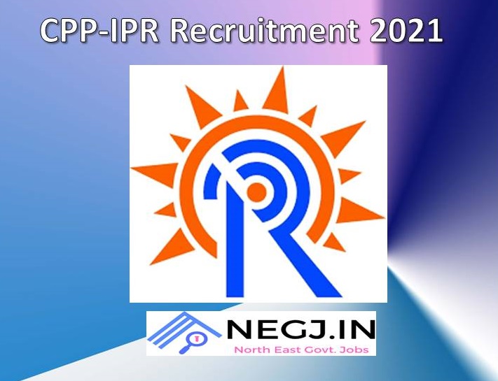 CPP-IPR Recruitment 